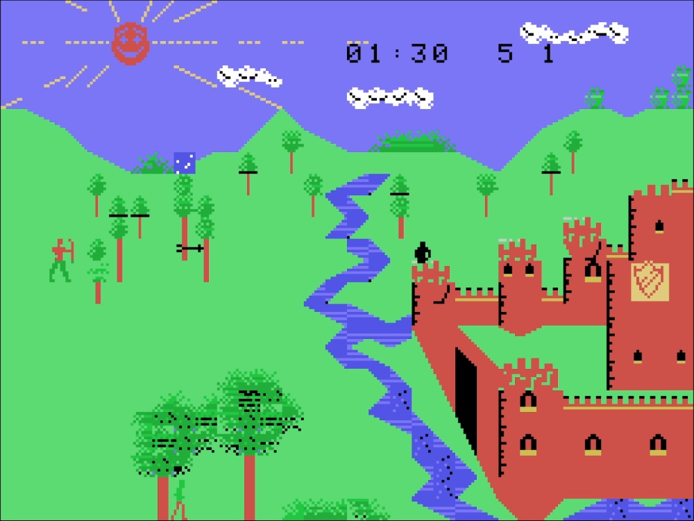 Gameplay of Robin Hood for Colecovision